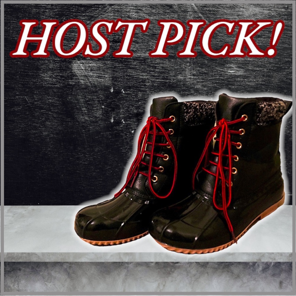 ☔️ ShoeDazzle Insulated Rain Boots